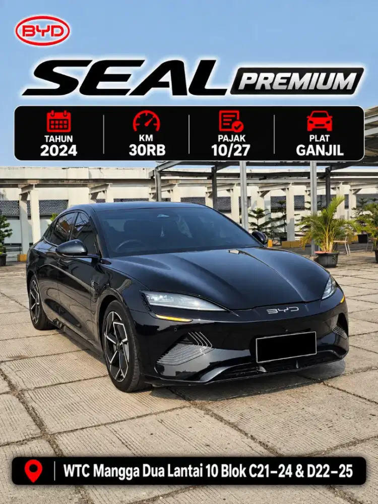 BYD SEAL PREMIUM EV TAHUN 2024 KM30RB