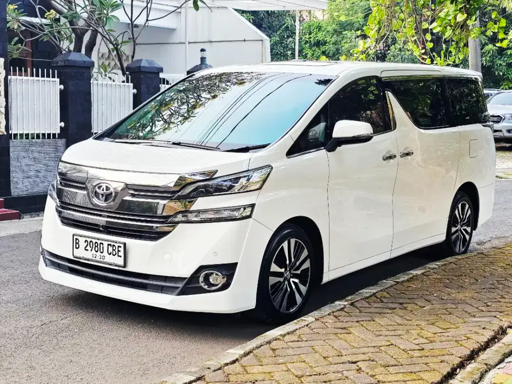 TOYOTA VELLFIRE G ATPM 2016 nik.2015