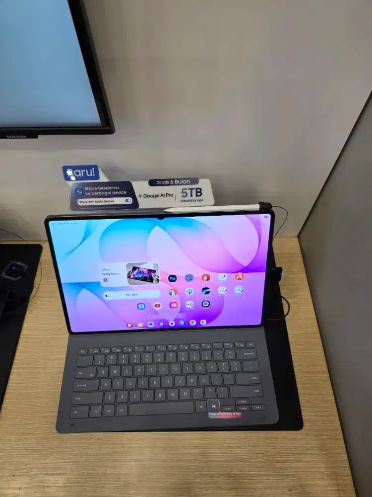 SAMSUNG TAB S12+ GRATIS BONUS KEYBOARD AI KEY DAN COVERCASE ORIGINAL