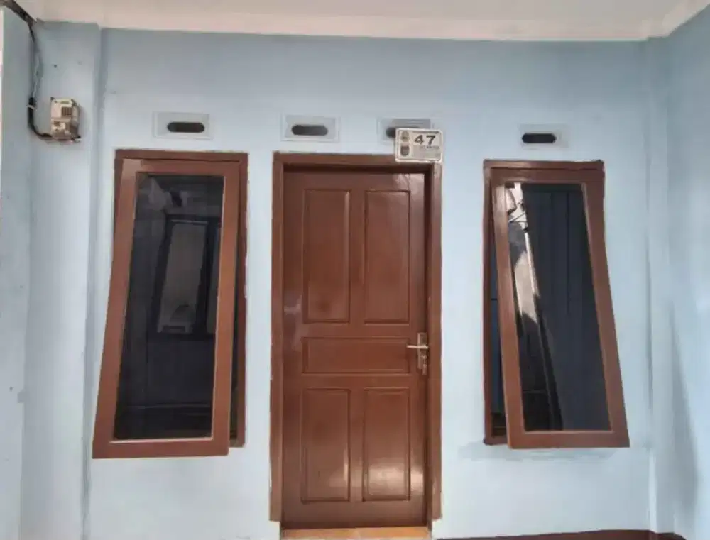 Di kontrakkan rumah bulanan