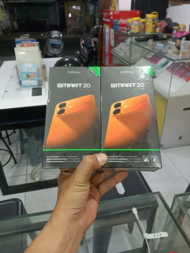 [ Fast respon WA ] Infinix Smart 20 4+4/64 Garansi resmi 1thn