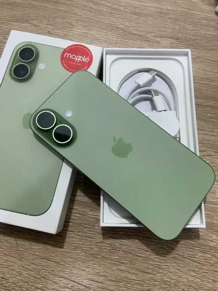 iPhone 17 basic 256 iBox Sage Fullset Bh 100% Like A New Garansi on
