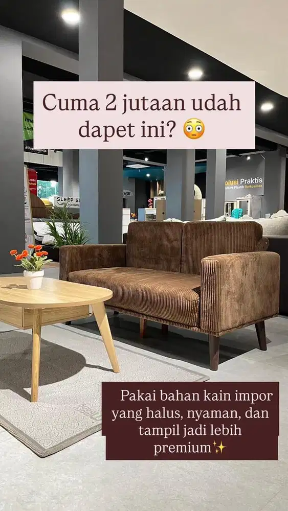 Sofa sultan duduk bisa nyaman tanpa mahal