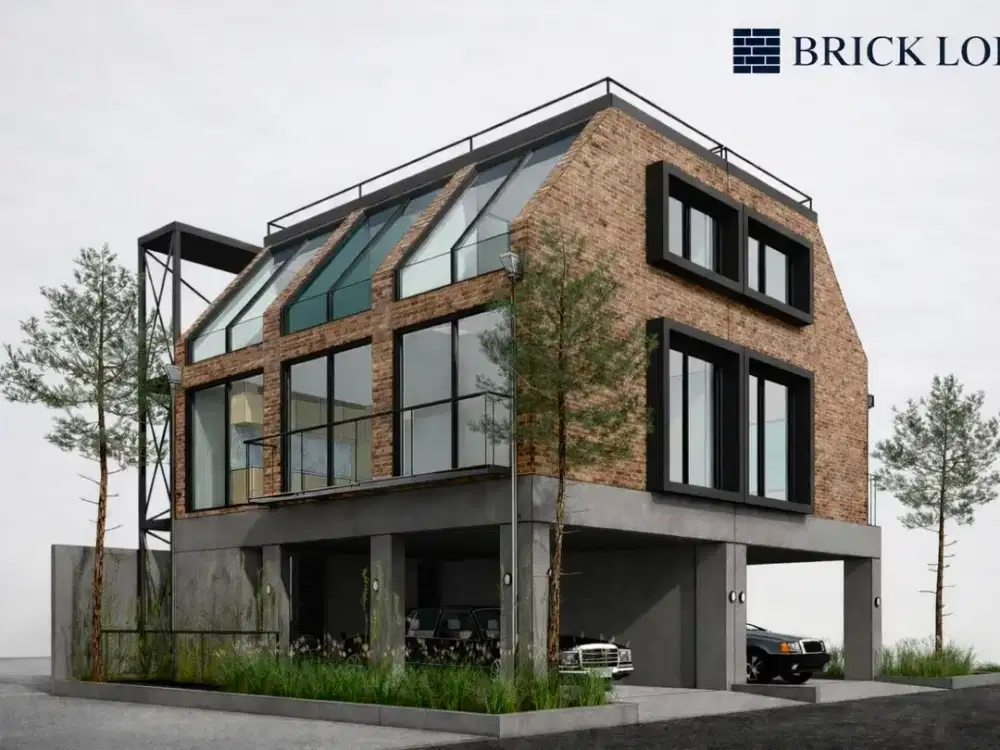 Dijual The Brick Loft Cluster di Tanjung Barat Akses Pinggir jalan Raya, hadir buat keluarga muda yang tahu apa yang mereka mau — hunian Estetik, loka