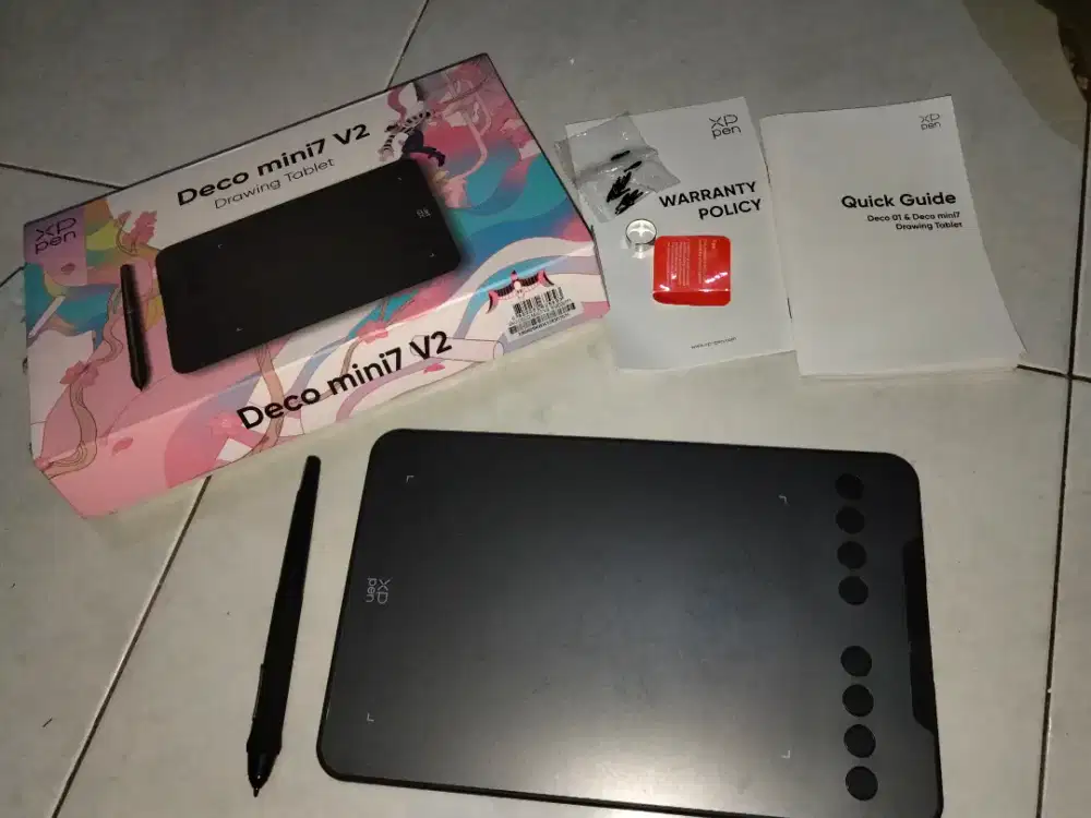 Drawing pad, xppen deco mini7 v2