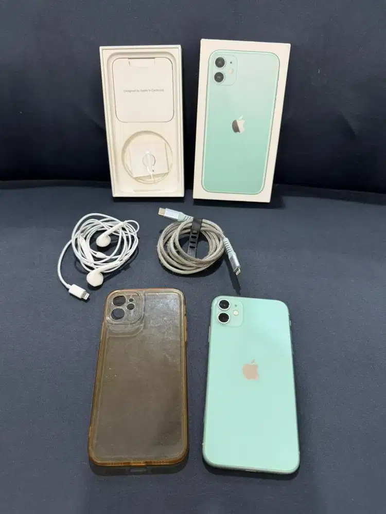iPhone 11 Second 128GB - Hijau, Ex Digimap, Bisa Semua Operator