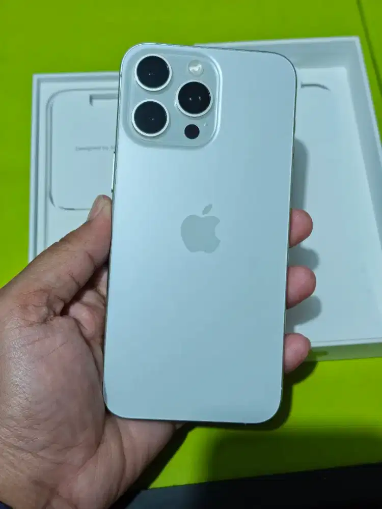 iphone 15 pro max 512gb white super mulus second