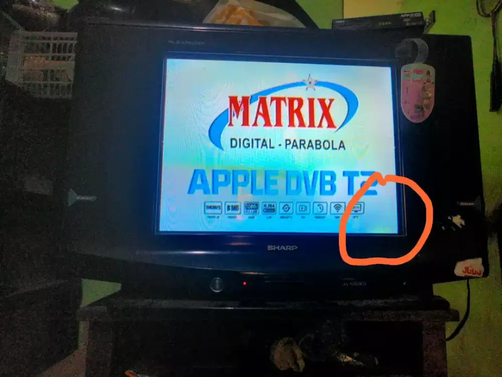 Tv Tabung 21in Dan Stb