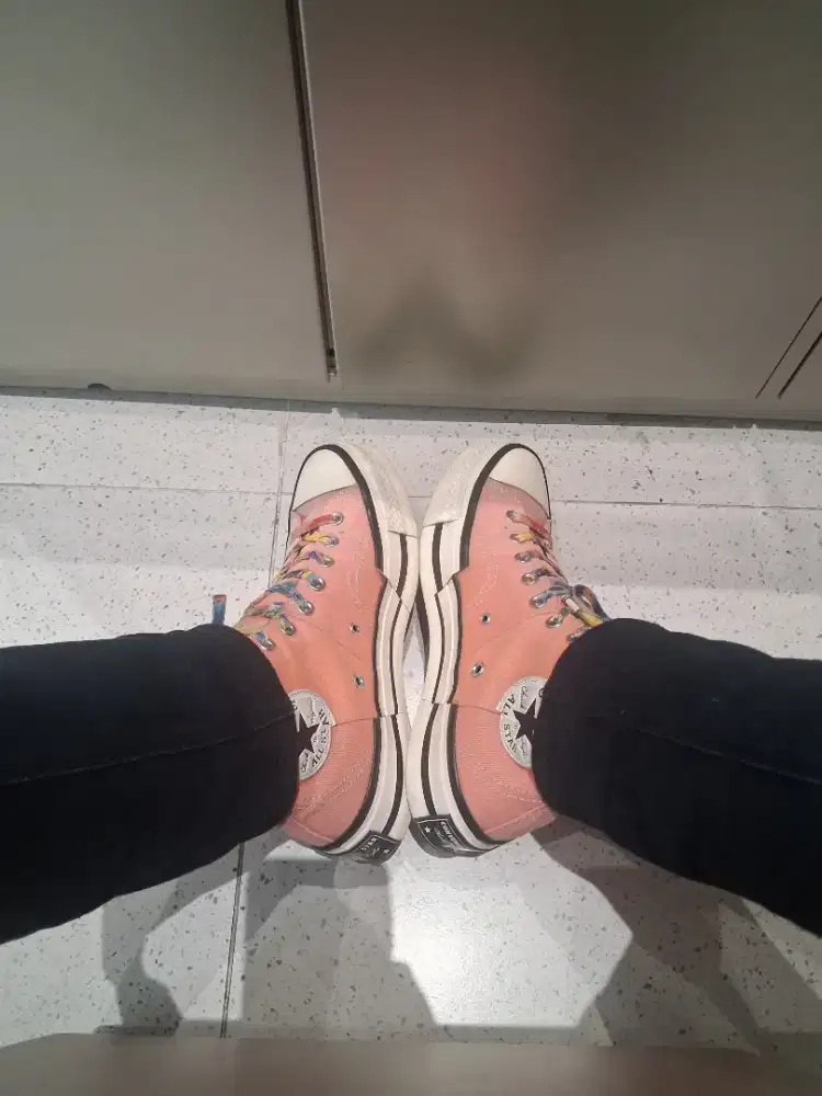 Dijual converse chuck 70 plus high top (peach)