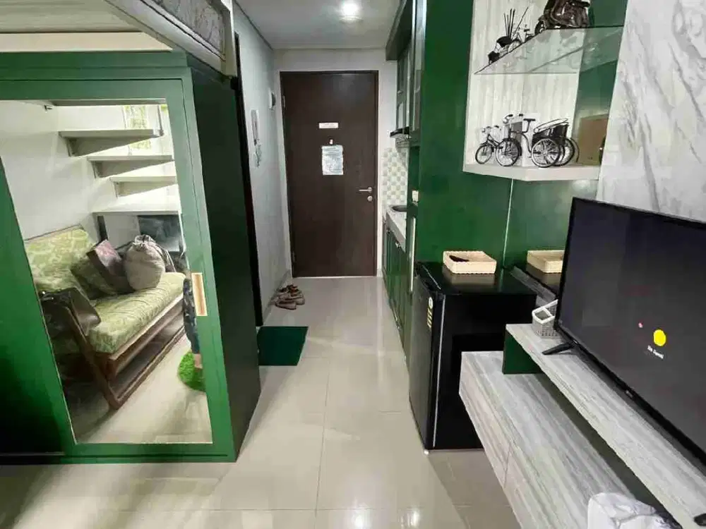 DIJUAL APARTEMEN TRANSPARK BINTARO, FULL FURNISHED TYPE STUDIO FASILITAS LENGKAP
