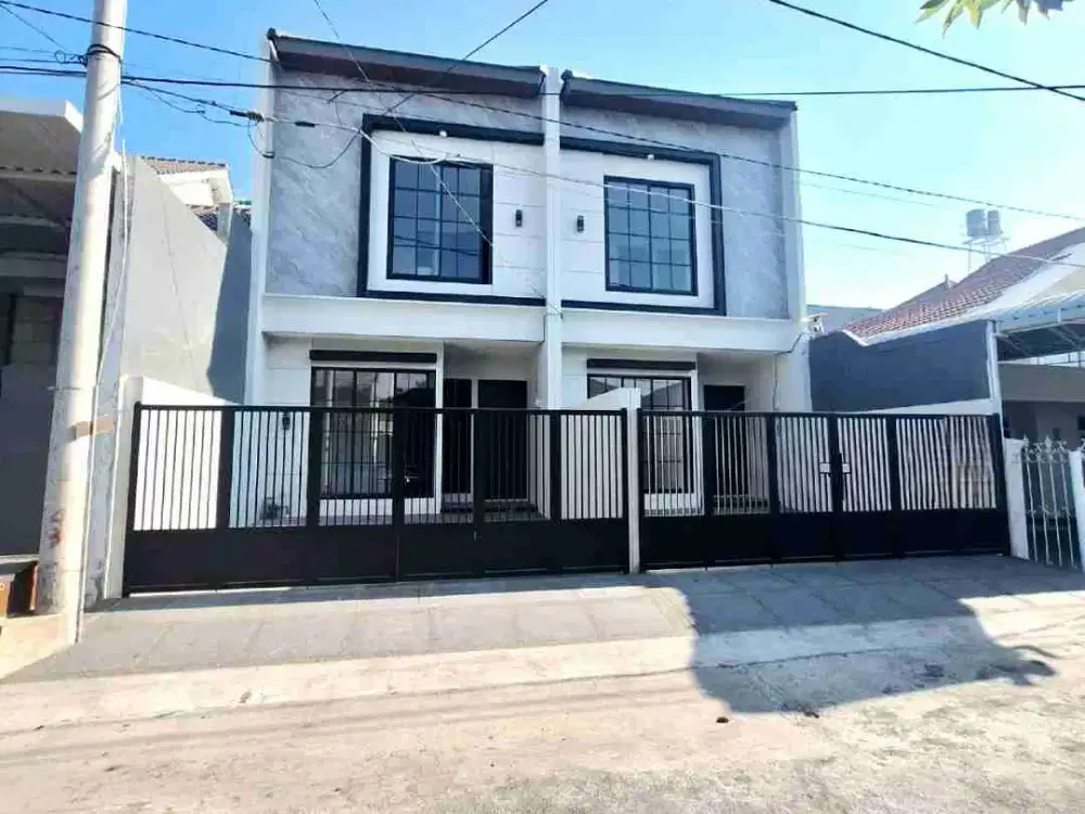 Dijual Perum Wisma Mukti  Modern Minimalis baru Gress 2 lantai