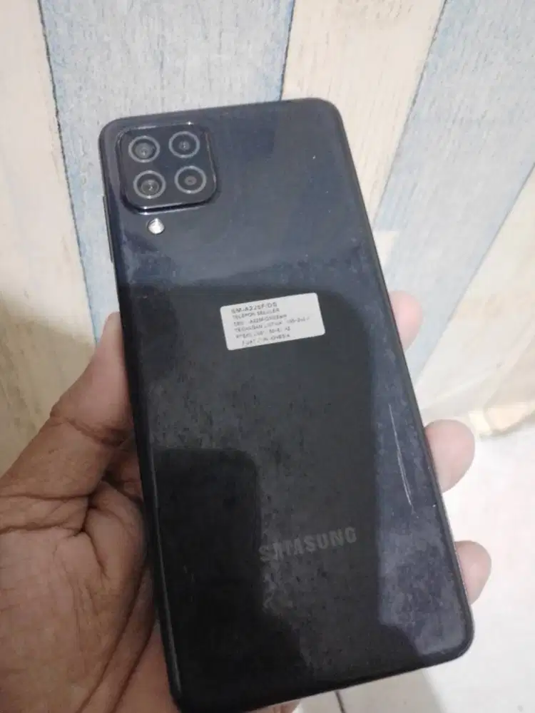 Dijual Samsung A22 Black 6/128 Fullset