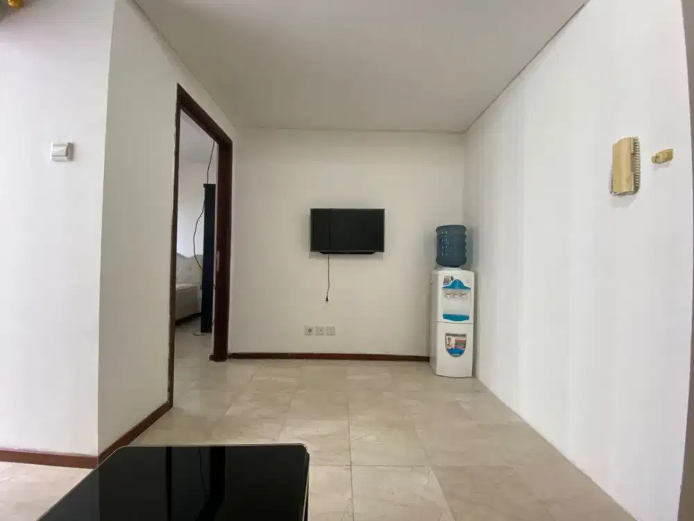 sewa full furnish 1BR bulanan tahunan SIAP HUNI Apt.Royal mediterania garden