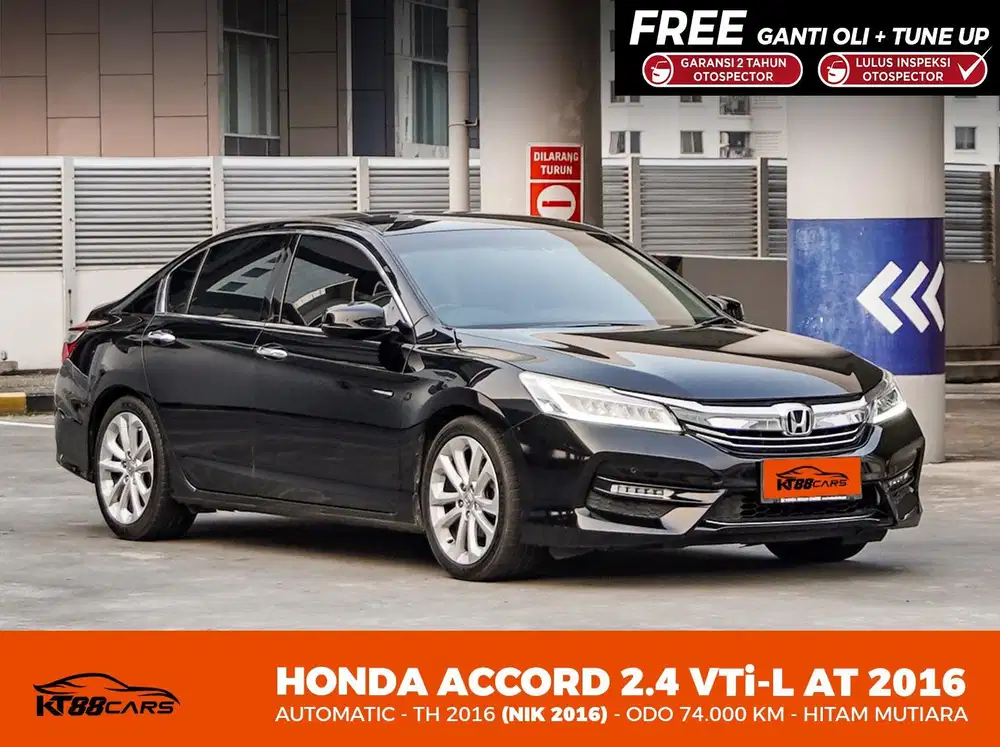 Honda Accord  VTI-L 2.4 AT Tahun 2016