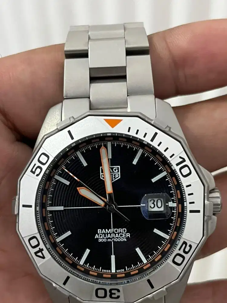 Tag heuer aquarcer bramford titanium automatic