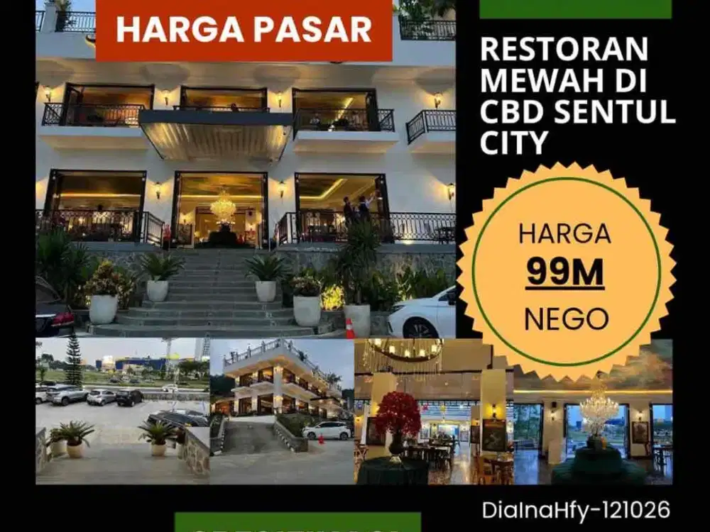 Restoran mewah di CBD Sentul City