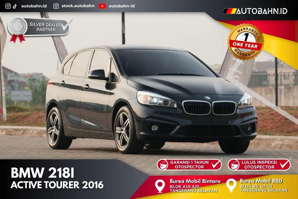 Family First! BMW 218i Active Tourer 2016 Black b200 320i x1 x3 gla200