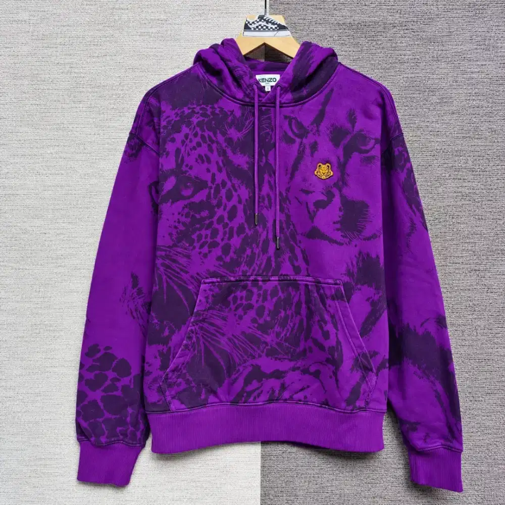 Jaket Hoodie KENZO purple colour Size S Fit M/L/XL