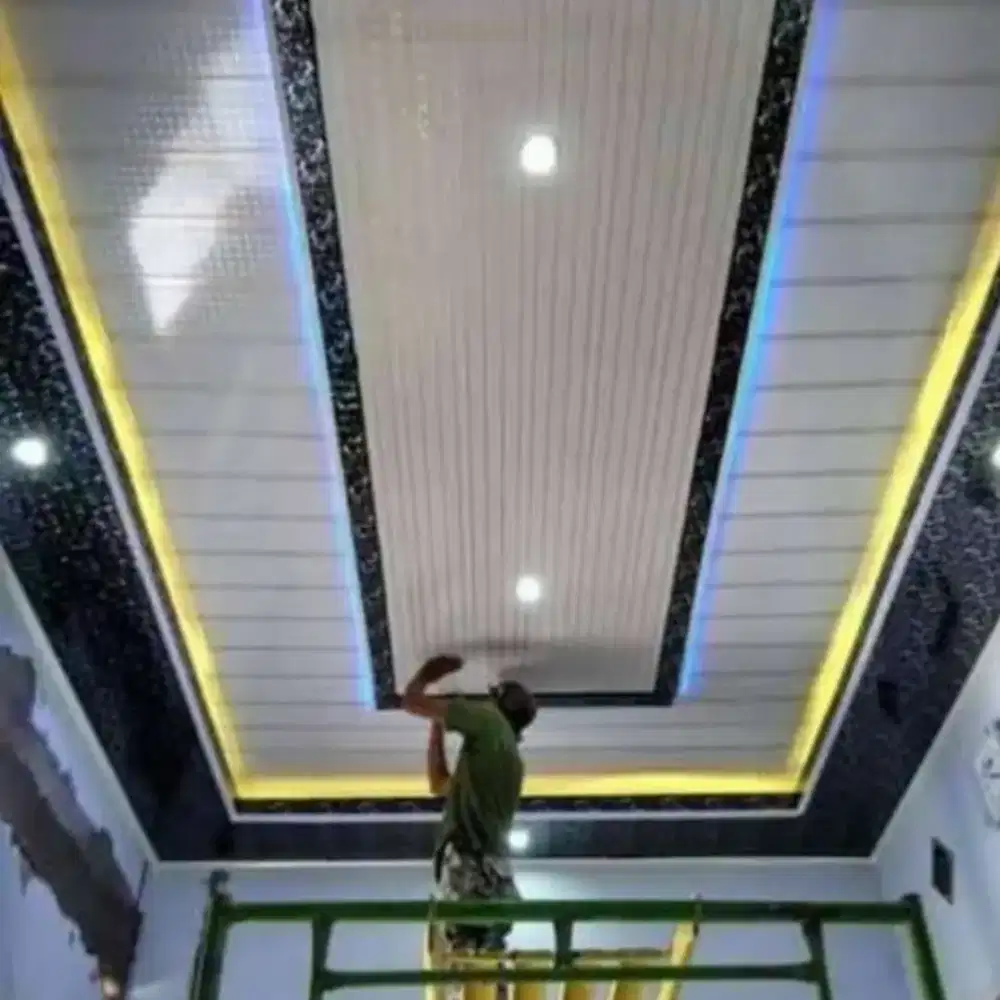 Jasa Pasang Plafon PVC & Gypsum Borongan Murah Bergaransi