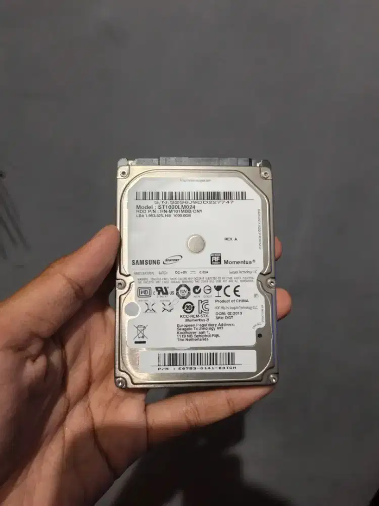 HDD 2.5 Inch Samsung Seagate 1TB ST1000LM024 SATA