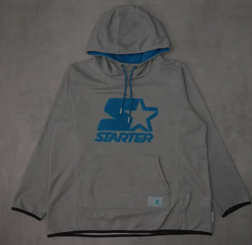Starter Training Fit Performance Tracksuit Mens  Grey Blue Sportswear