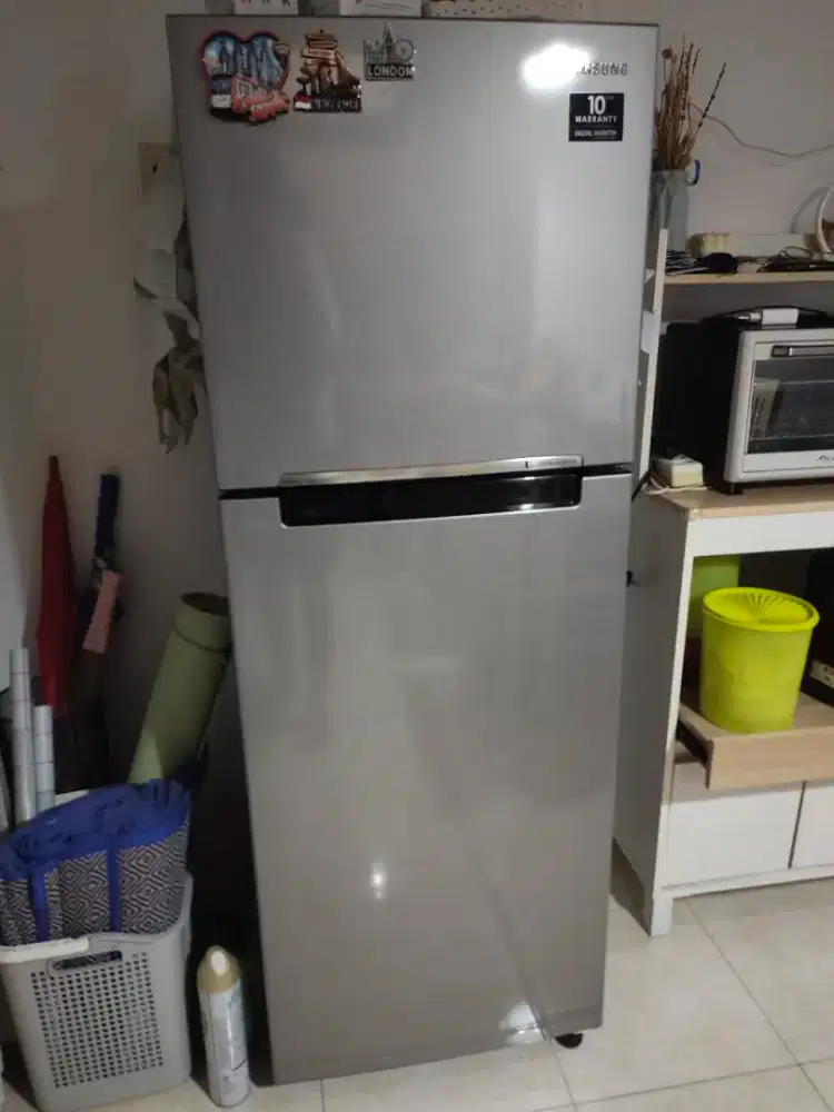 kulkas Samsung 2 pintu kapasitas 243L, Digital Inverter