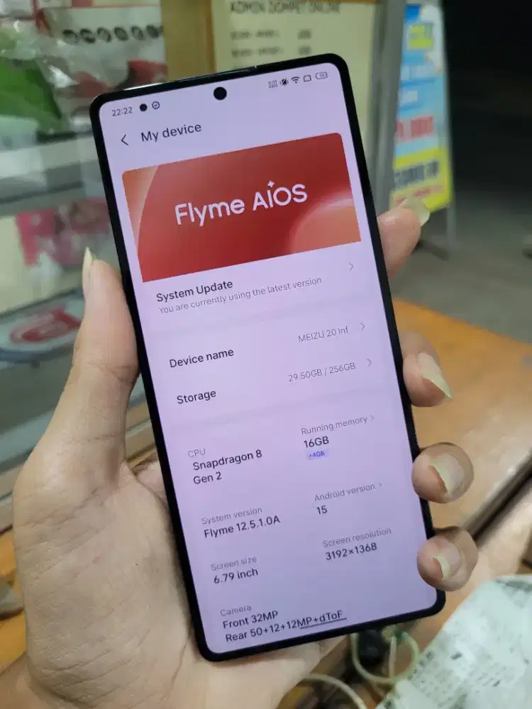 Meizu 20 Infinity 16/256 Normal Harga Pas