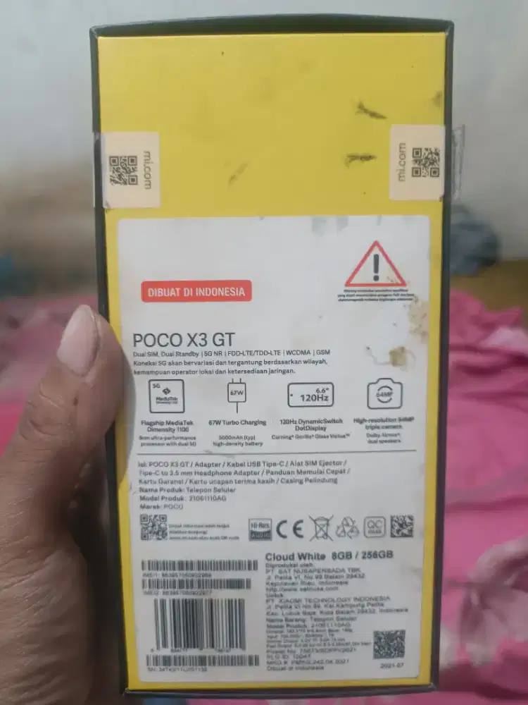poco x3 gt 5g 8/256gb