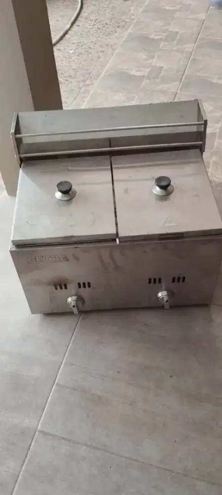 kompor deep fryer getra 2 tungku
