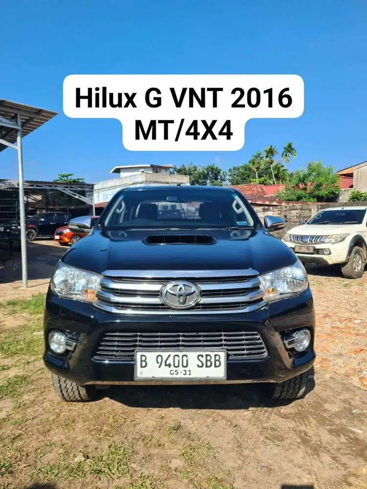 2016 Toyota Hilux Double Cabin Type G 4x4 M/T Diesel 2KD
