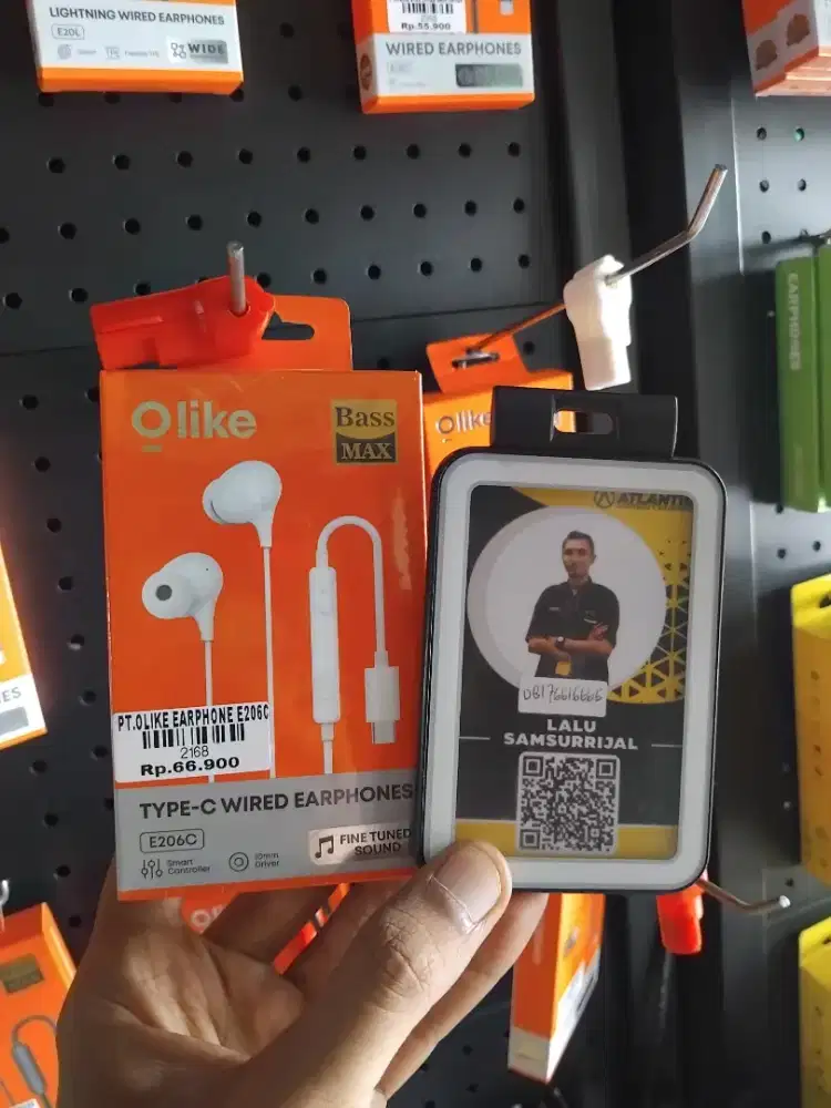 OLIKE EARPHONE 206C|ATLANTIS DAHSYAT
