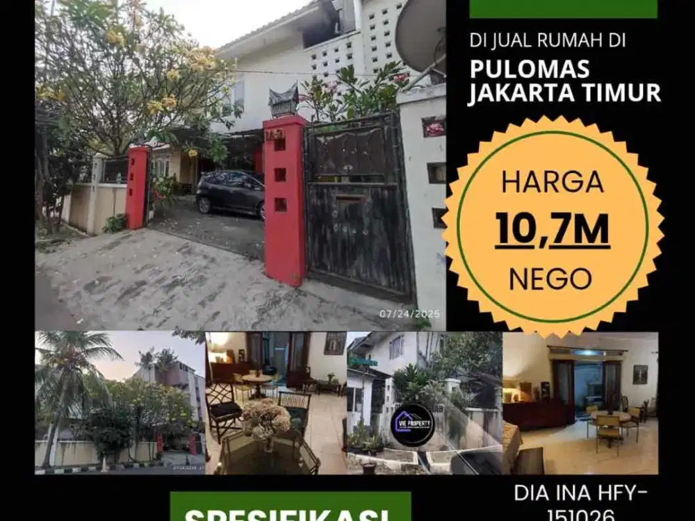 Rumah di Pulo Mas, Jakarta Timur
