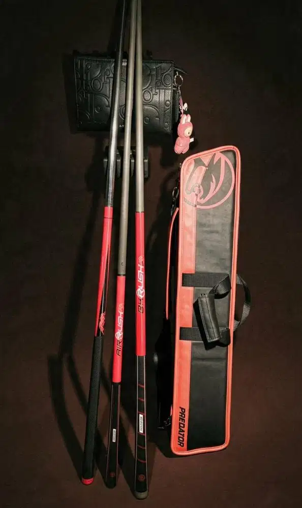 Stik Billiard Predator Lengkap Like New