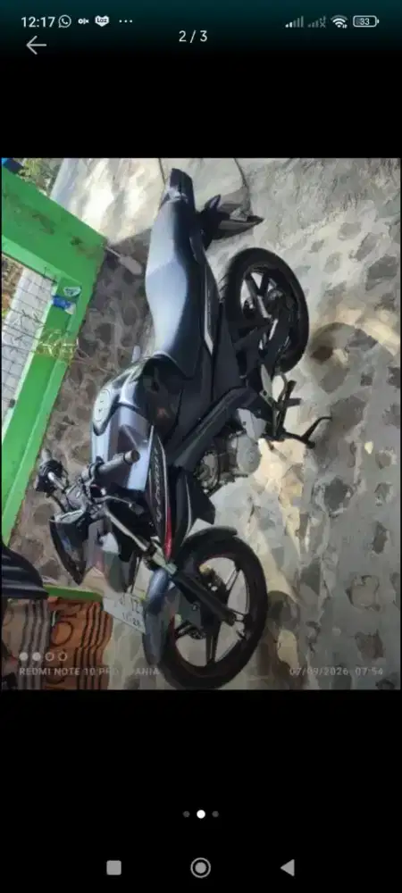 Sepeda vixion siap pakai body mulus