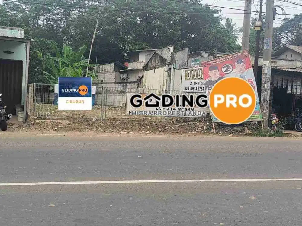 Jl Raya Cileungsi - Jonggol, Cipeucang, Cileungsi, Kab Bogor. Tanah Kavling Dijual Pinggir Jalan Raya