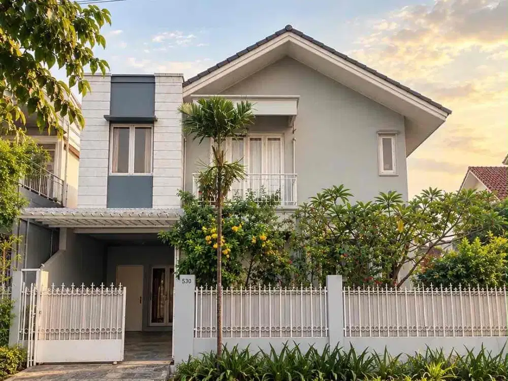 RUMAH DIJUAL POSISI HOEK 2 LANTAI NEGO DI MEGA CINERE, DEPOK