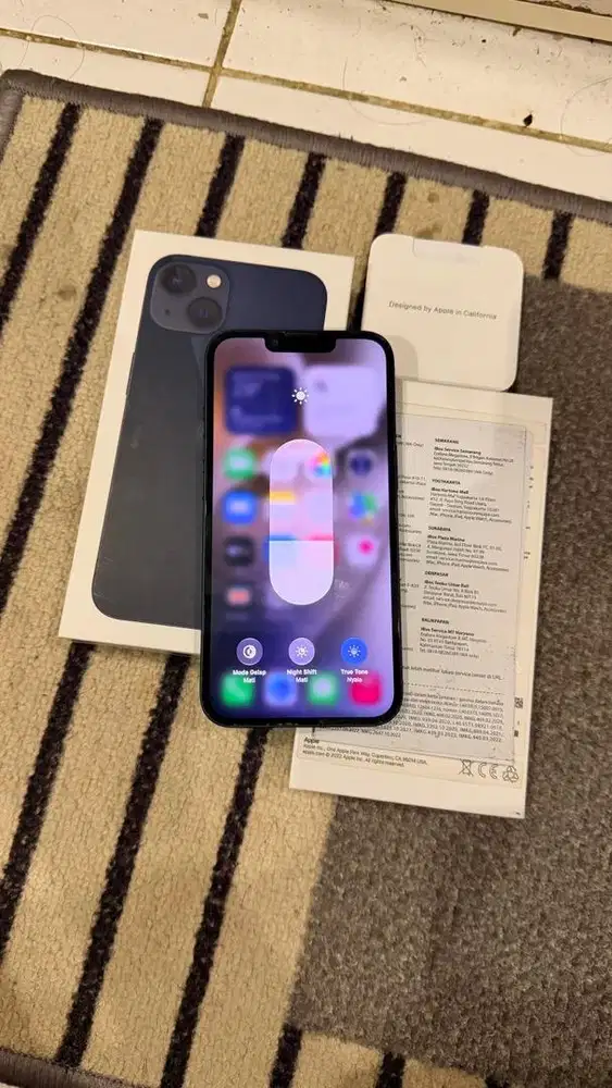 Iphone 13 Midnight 128GB Resmi Ibox Mulus Lengkap