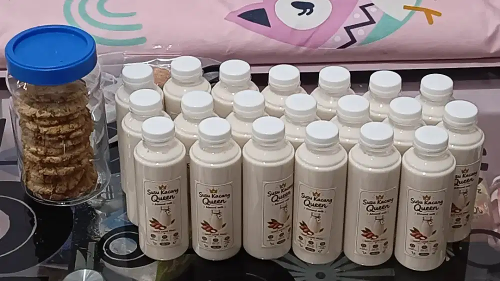 Susu almond 10000 persen asli tanpa campuran dan pengawet