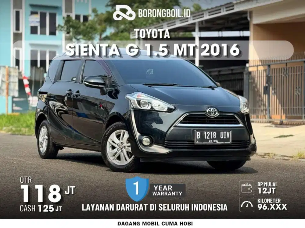 Sienta G 1.5 MT 2016