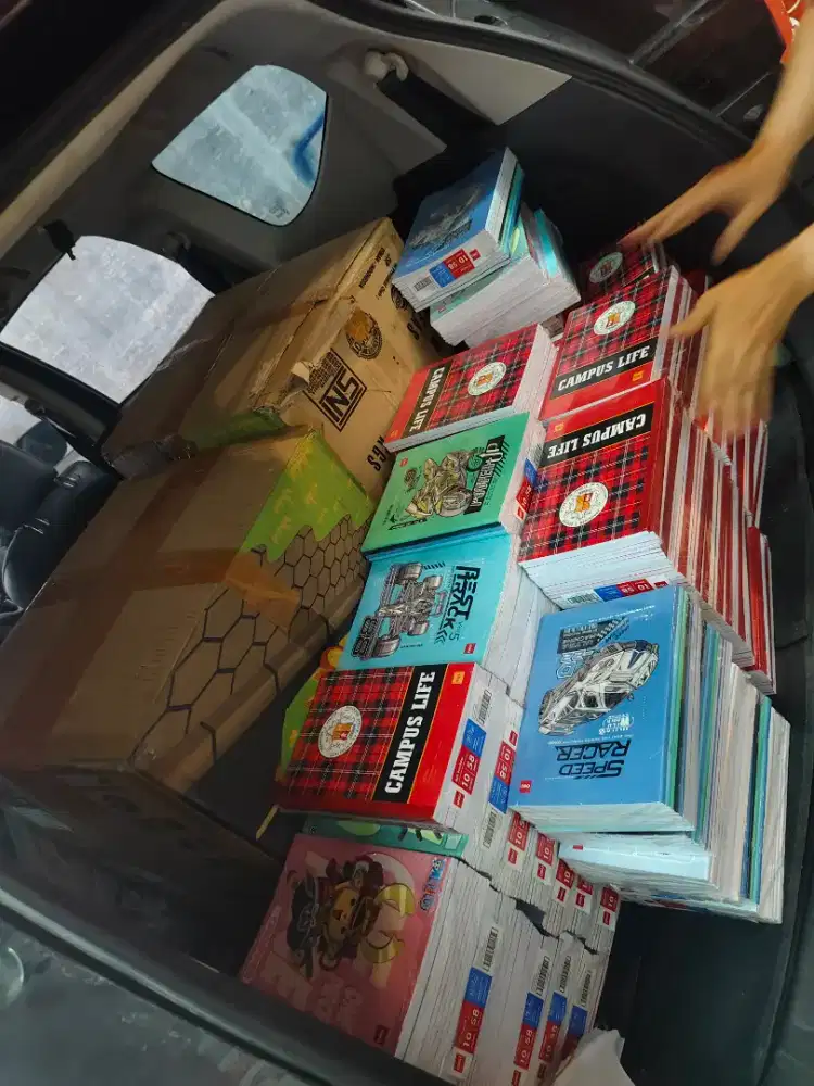 Jual buku tulis merek Deli cuci gudang