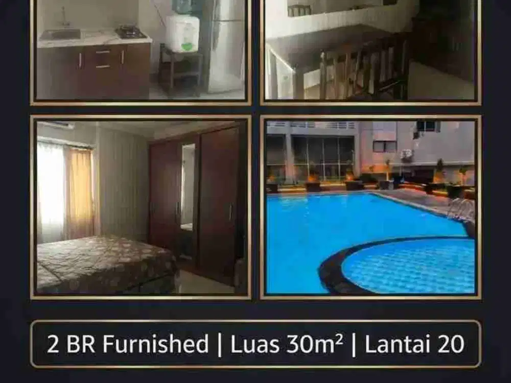 Apartemen Menteng Square Salemba 2 BR Furnished 2 BR dijual termurah