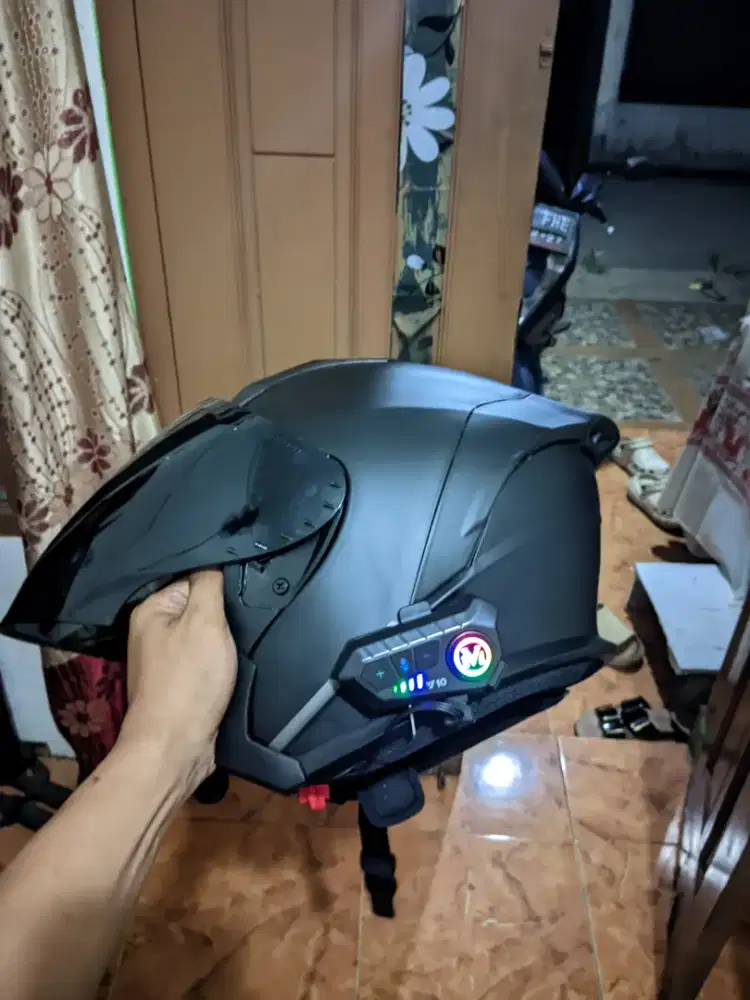 Helm king 8 + ic murah meriah