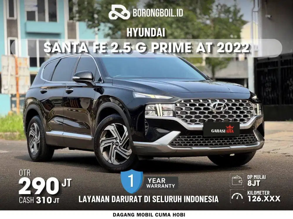 TERMURAH!!SANTAFE 2.5 G PRIME AT 2022