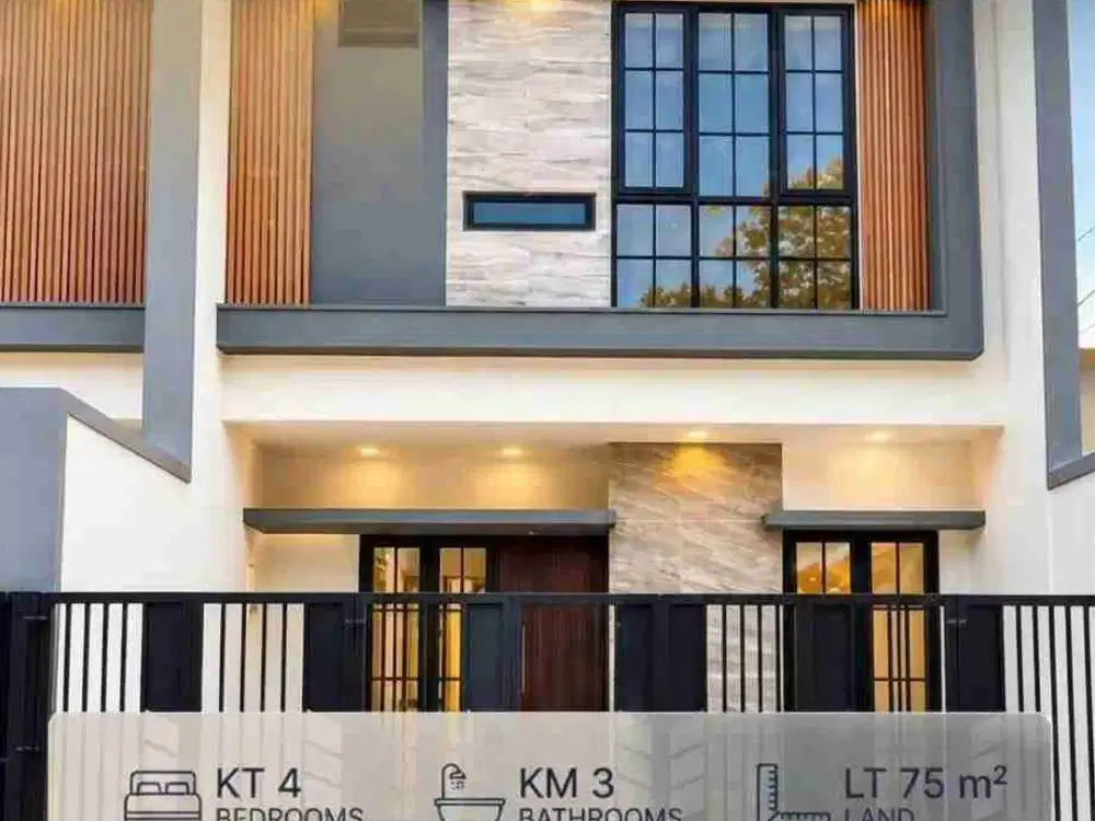 Dijual Rumah Baru Gress Sutorejo Minimalis Modern Dekat Unair C