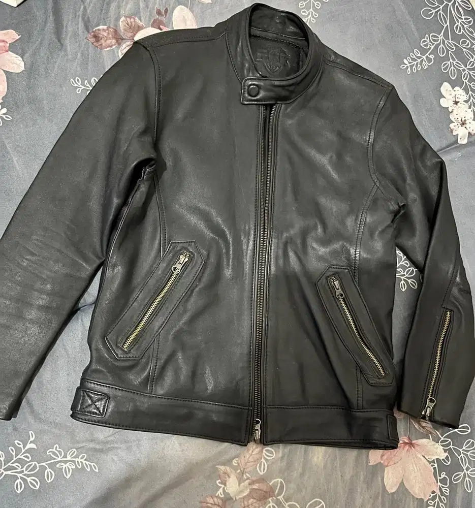 Jaket kulit asli domba asli 100%