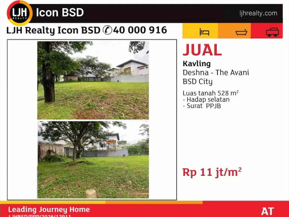 Di Jual Tanah Kavling Deshna The Avani BSD City