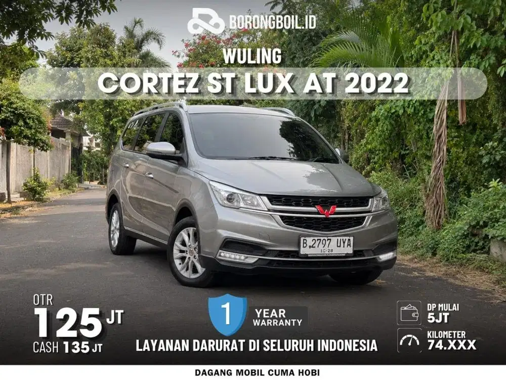 DP MULAI 5JT WULING CORTEZ ST LUX AT 2022 PAJAK PANJANG