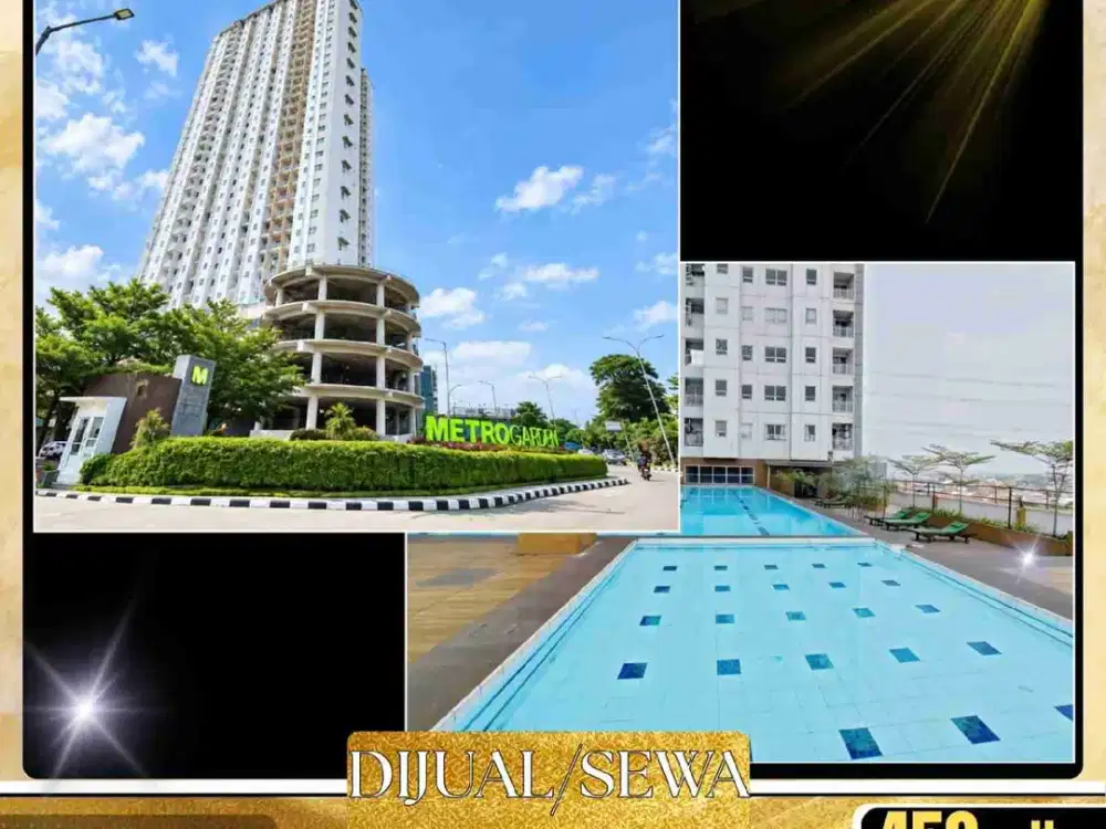 DIJUAL/DISEWA APARTEMEN 2 BR DI METRO GARDEN  KARANG TENGAH TANGERANG
