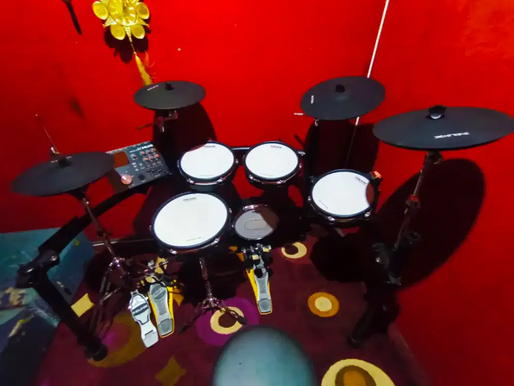 Drum NUX DM8 + Double pedal Mapex