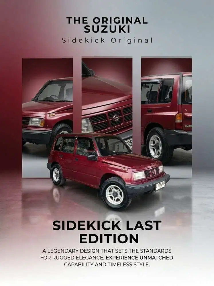 Suzuki Sidekick full original tgn 1 drag one last edition antik jrg da